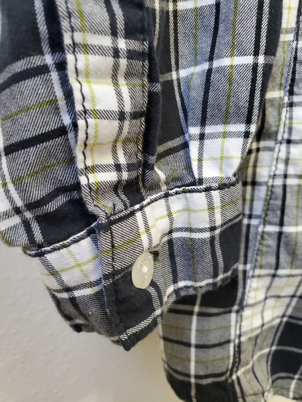 Aerie Oversized Flannel Shirt Black White Plaid Loungewear Sleep Tunic - Picture 4 of 9